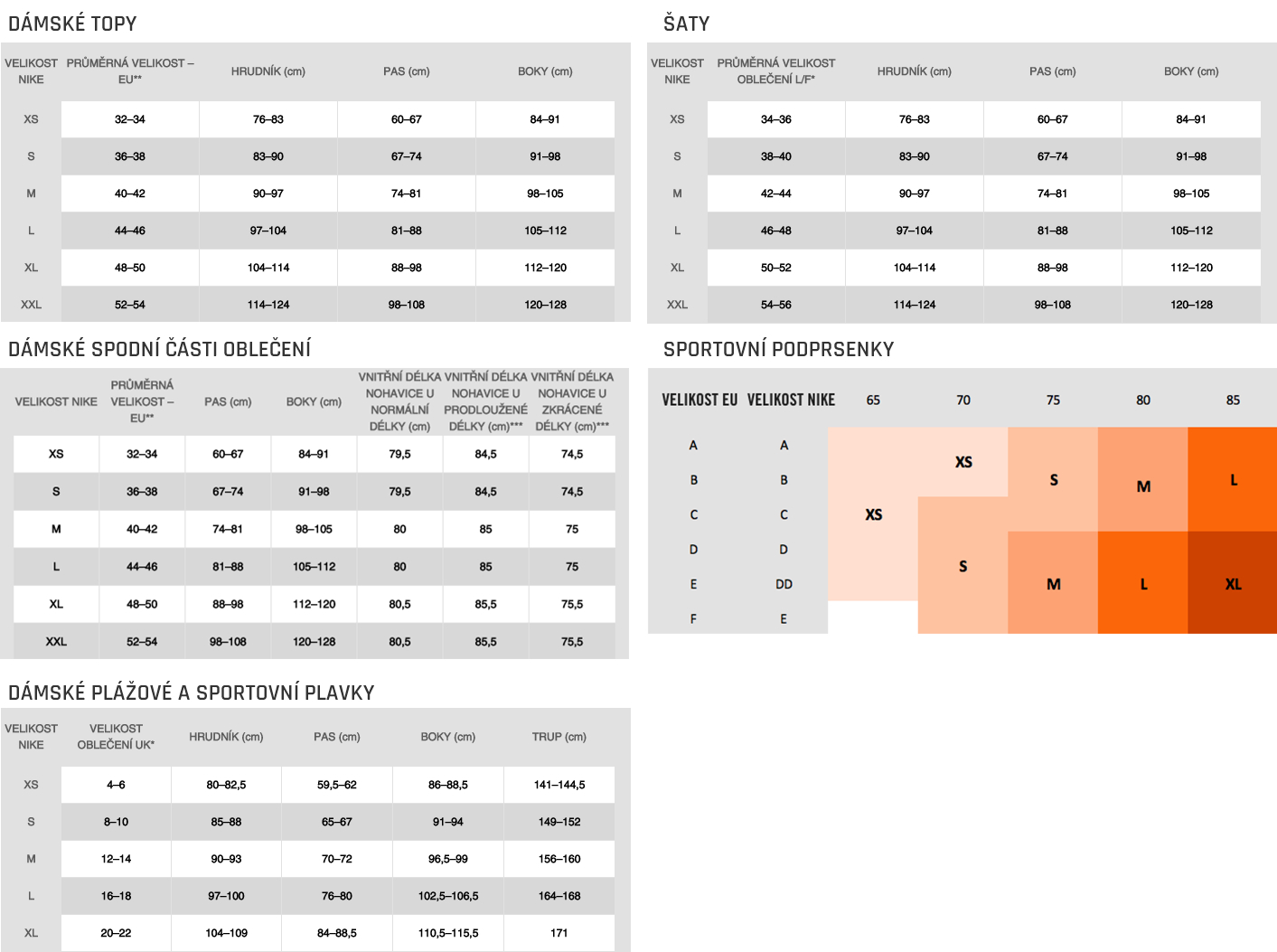 oblečení nike ženy